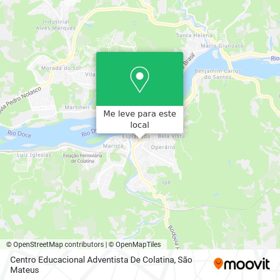 Centro Educacional Adventista De Colatina mapa