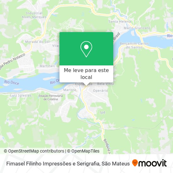 Fimasel Filinho Impressões e Serigrafia mapa