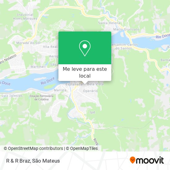 R & R Braz mapa