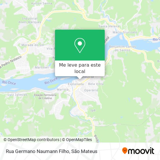 Rua Germano Naumann Filho mapa