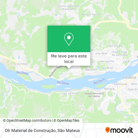 Dlr Material de Construção mapa