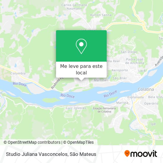 Studio Juliana Vasconcelos mapa