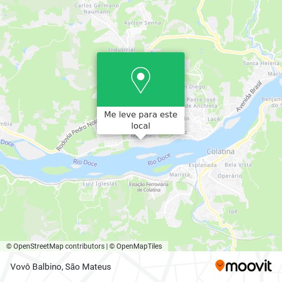 Vovô Balbino mapa
