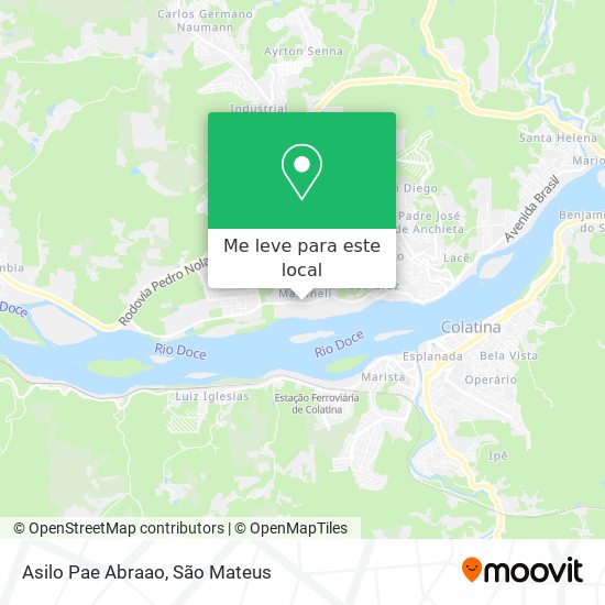 Asilo Pae Abraao mapa
