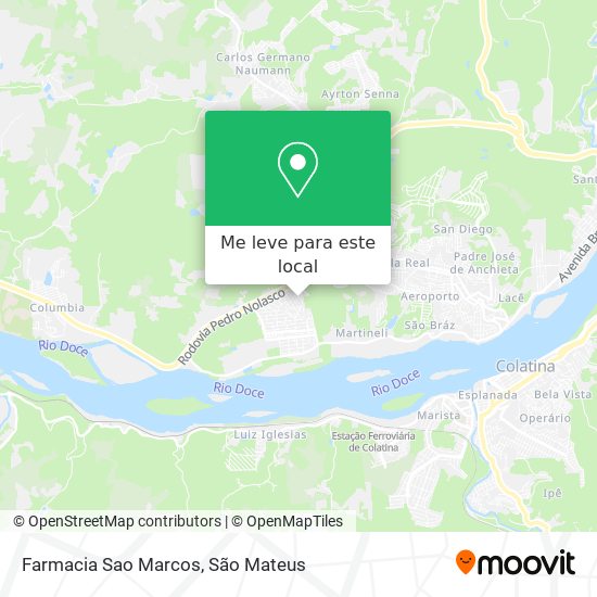 Farmacia Sao Marcos mapa