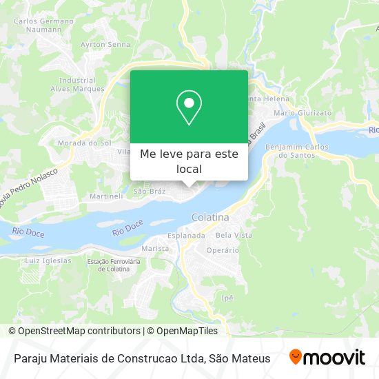 Paraju Materiais de Construcao Ltda mapa