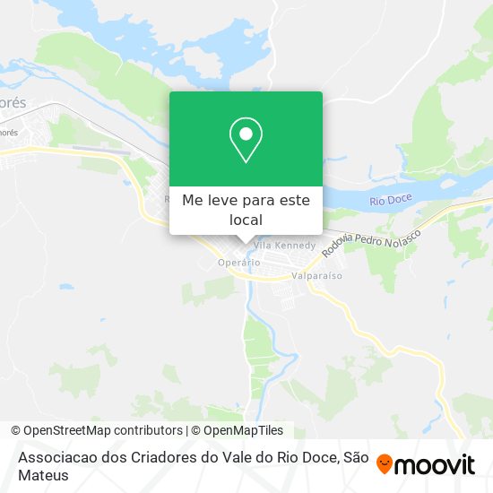 Associacao dos Criadores do Vale do Rio Doce mapa