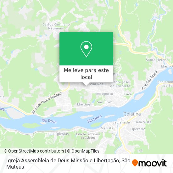 Igreja Assembleia de Deus Missão e Libertação mapa