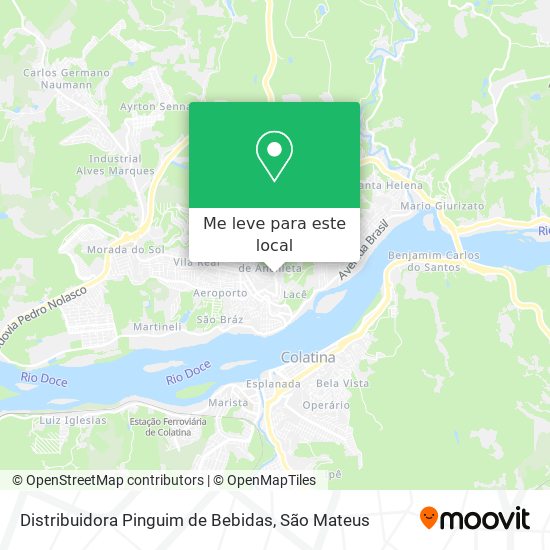 Distribuidora Pinguim de Bebidas mapa