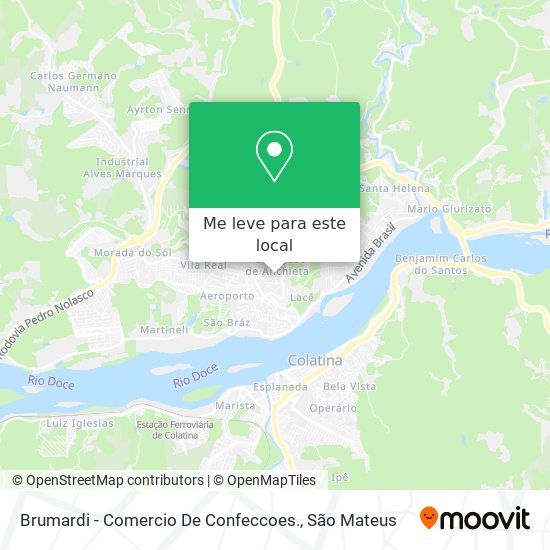 Brumardi - Comercio De Confeccoes. mapa