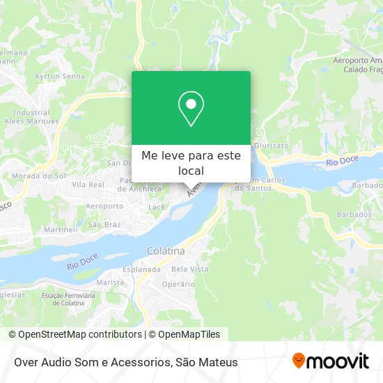 Over Audio Som e Acessorios mapa