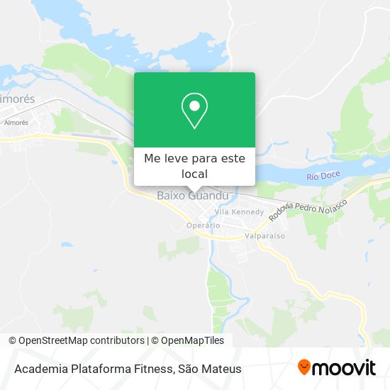 Academia Plataforma Fitness mapa