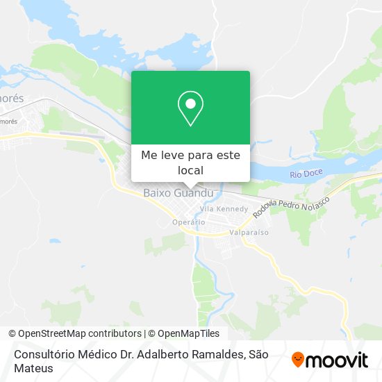 Consultório Médico Dr. Adalberto Ramaldes mapa