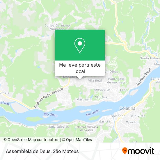 Assembléia de Deus mapa