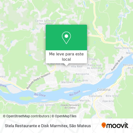 Stela Restaurante e Disk Marmitex mapa