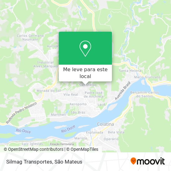 Silmag Transportes mapa
