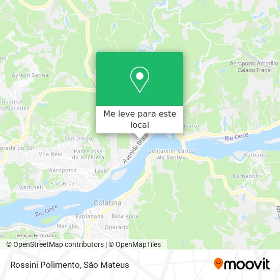 Rossini Polimento mapa