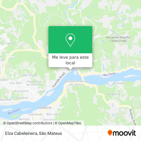 Elza Cabeleireira mapa