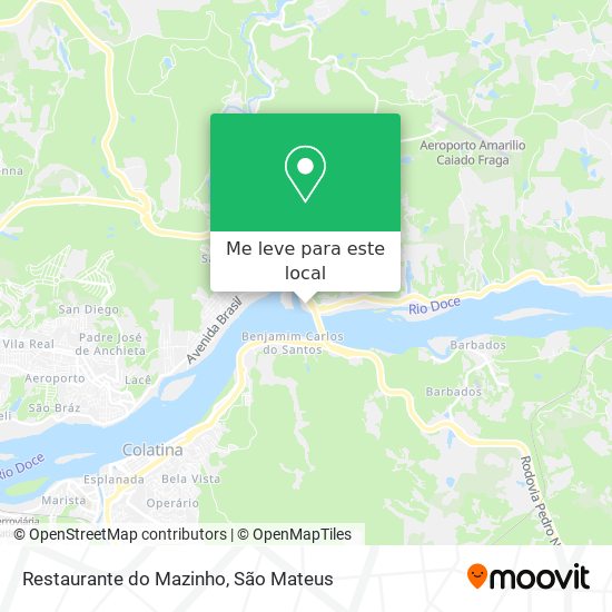 Restaurante do Mazinho mapa