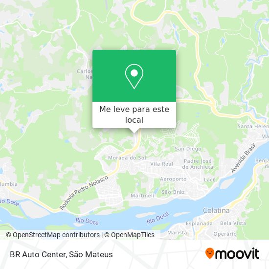 BR Auto Center mapa