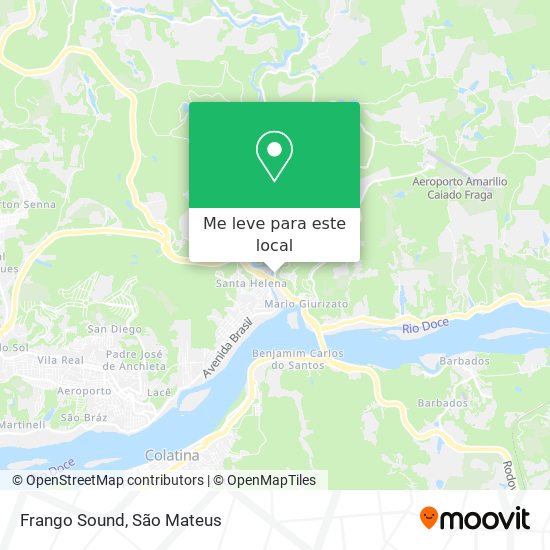 Frango Sound mapa