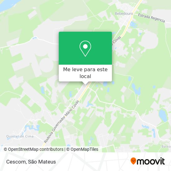 Cescom mapa
