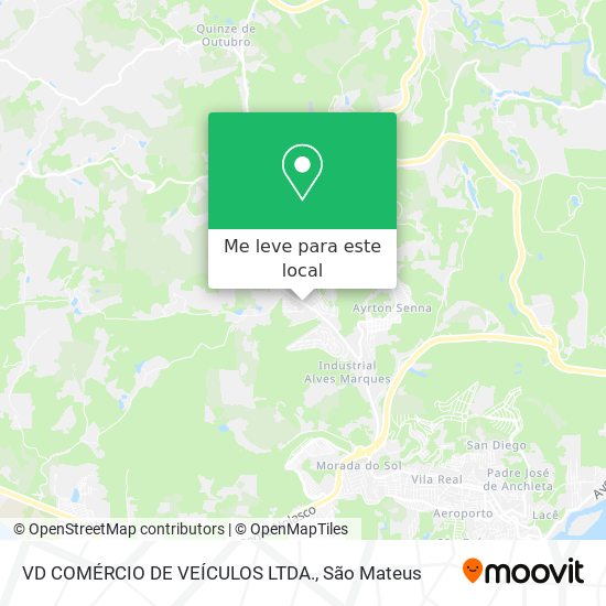VD COMÉRCIO DE VEÍCULOS LTDA. mapa