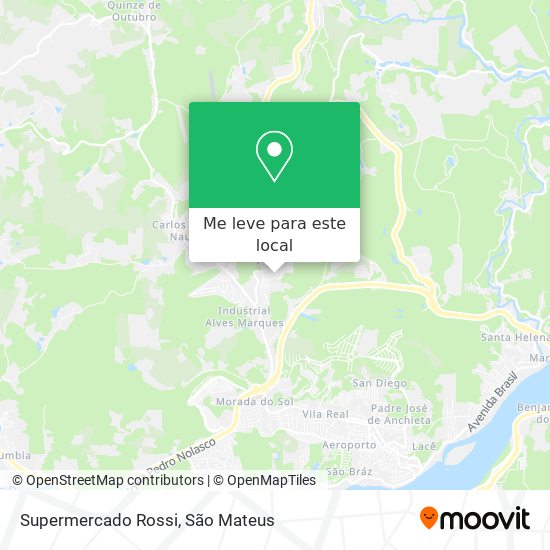 Supermercado Rossi mapa