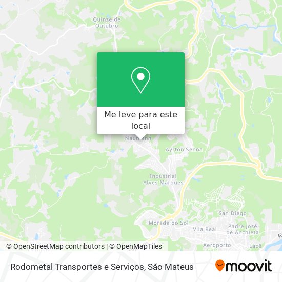 Rodometal Transportes e Serviços mapa