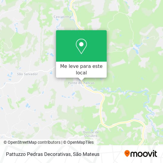 Pattuzzo Pedras Decorativas mapa