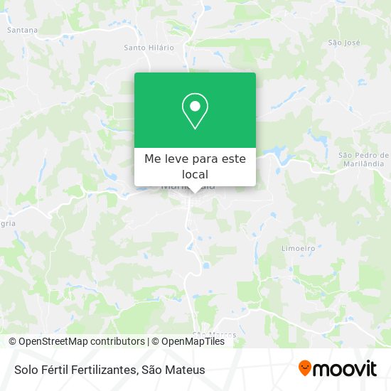 Solo Fértil Fertilizantes mapa