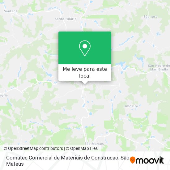 Comatec Comercial de Materiais de Construcao mapa
