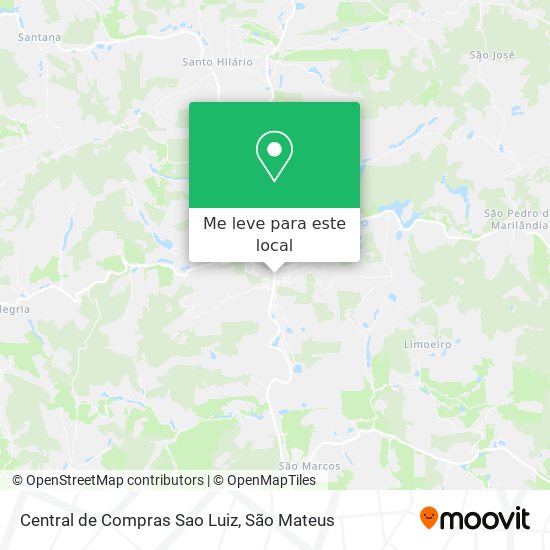 Central de Compras Sao Luiz mapa