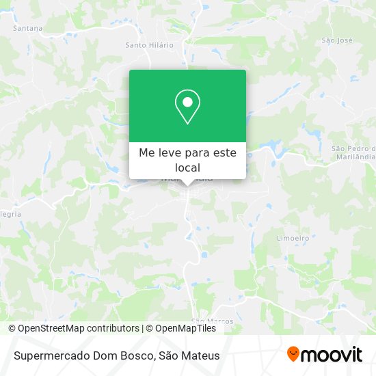 Supermercado Dom Bosco mapa