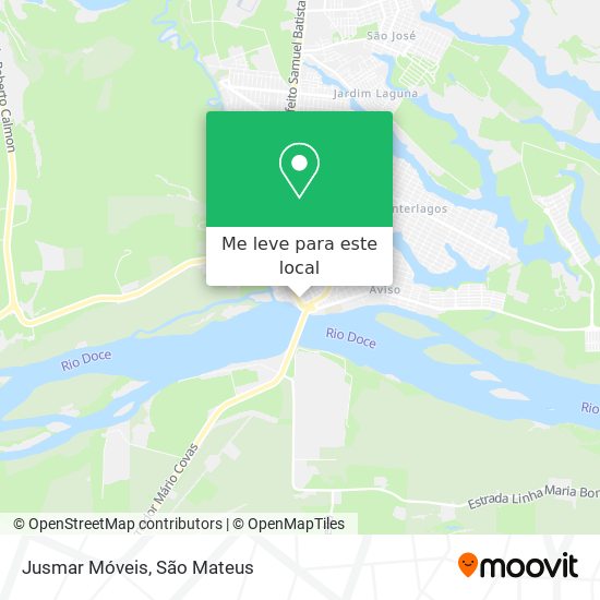 Jusmar Móveis mapa