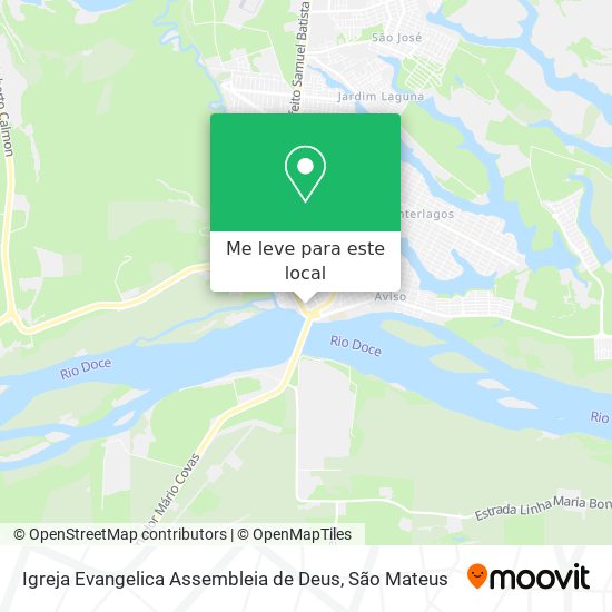 Igreja Evangelica Assembleia de Deus mapa