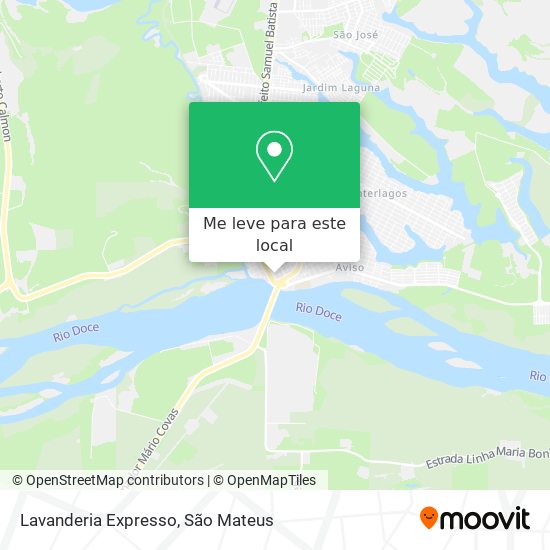 Lavanderia Expresso mapa