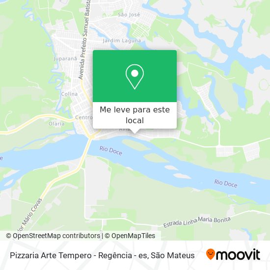 Pizzaria Arte Tempero - Regência - es mapa