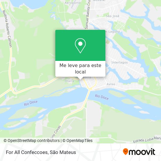 For All Confeccoes mapa