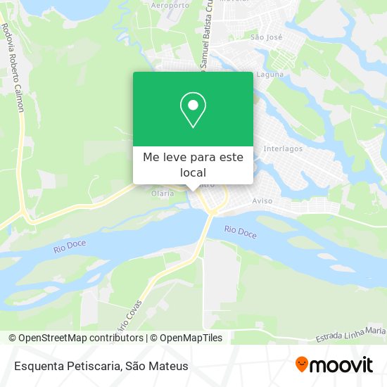 Esquenta Petiscaria mapa