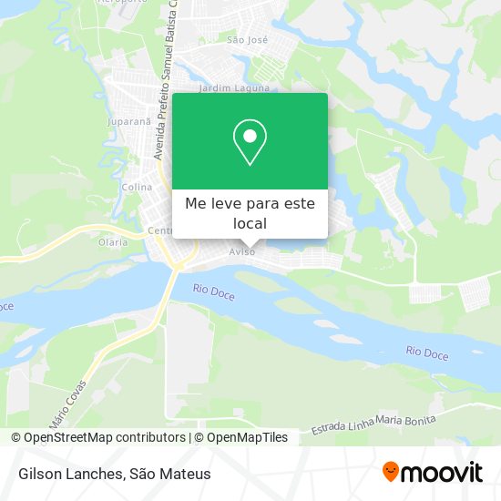 Gilson Lanches mapa