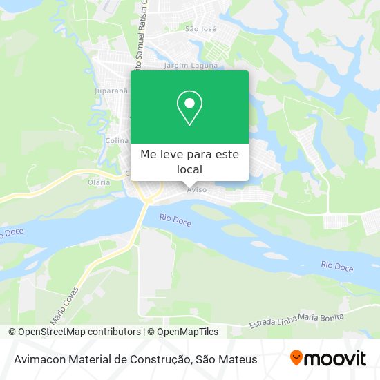 Avimacon Material de Construção mapa
