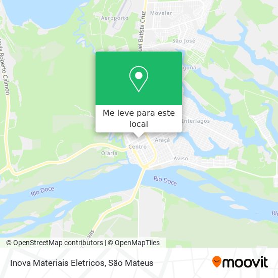 Inova Materiais Eletricos mapa