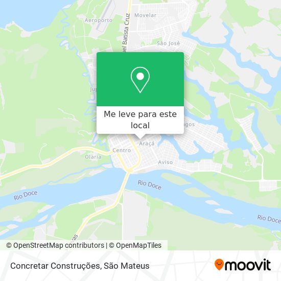 Concretar Construções mapa