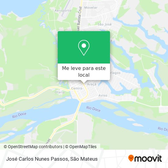José Carlos Nunes Passos mapa