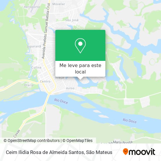 Ceim Ilidia Rosa de Almeida Santos mapa