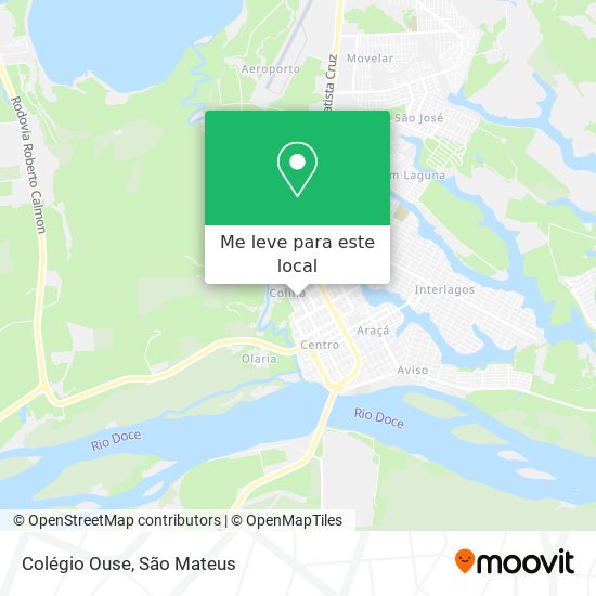 Colégio Ouse mapa