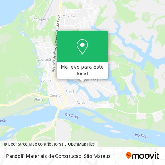 Pandolfi Materiais de Construcao mapa