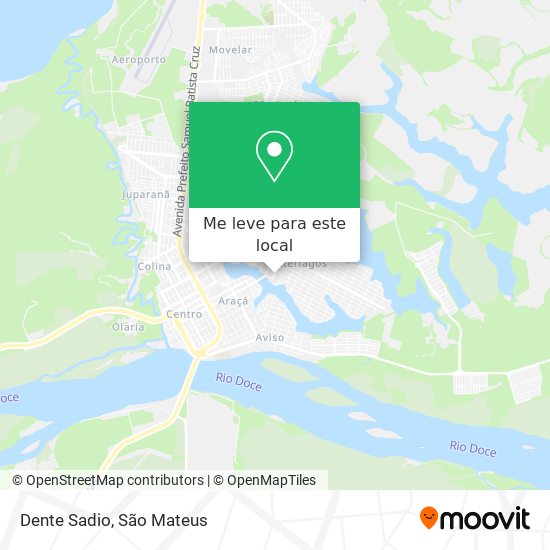 Dente Sadio mapa