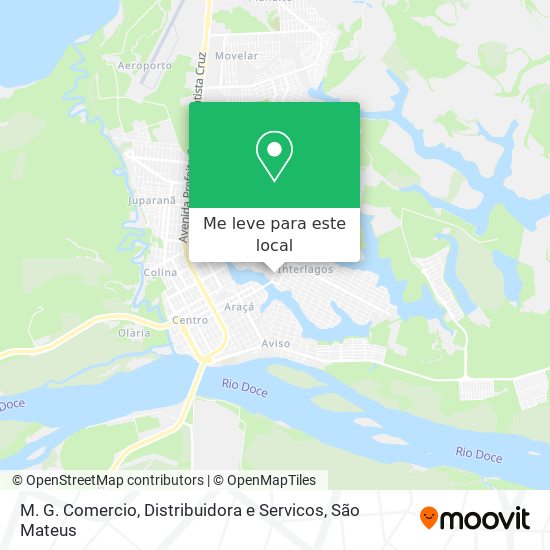M. G. Comercio, Distribuidora e Servicos mapa
